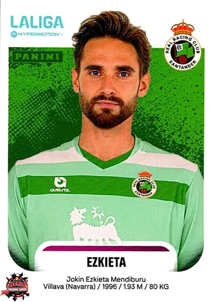 Cromo Trading Card Fútbol-Ezkieta-Real Racing Club-Panini La Liga HypermotionV 2025-2026-327-Basico