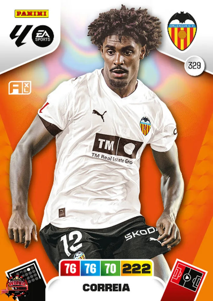 #329 | Adrenalyn XL | La Liga | 2025-2026 | Correa | Valencia CF | Basico
