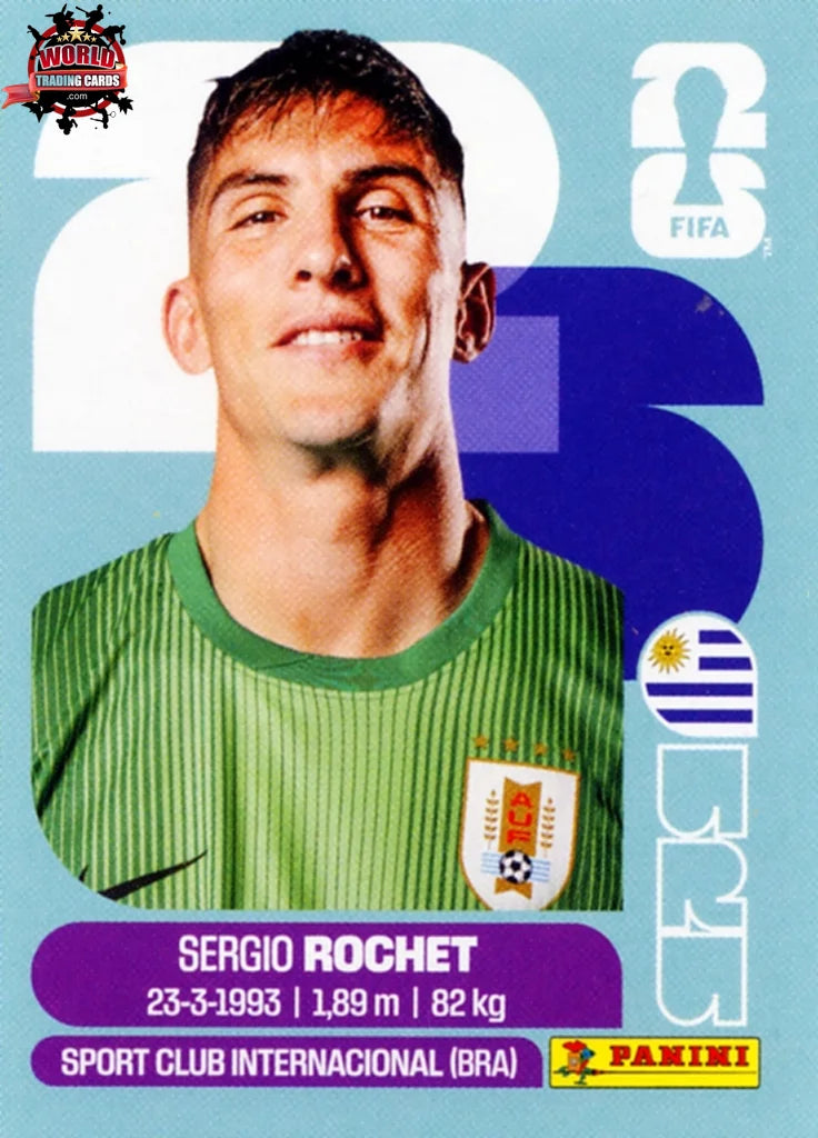 #URU002 | Panini | Fifa World Cup Stickers | 2026 | Sergio Rochet | Uruguay | Base - International version