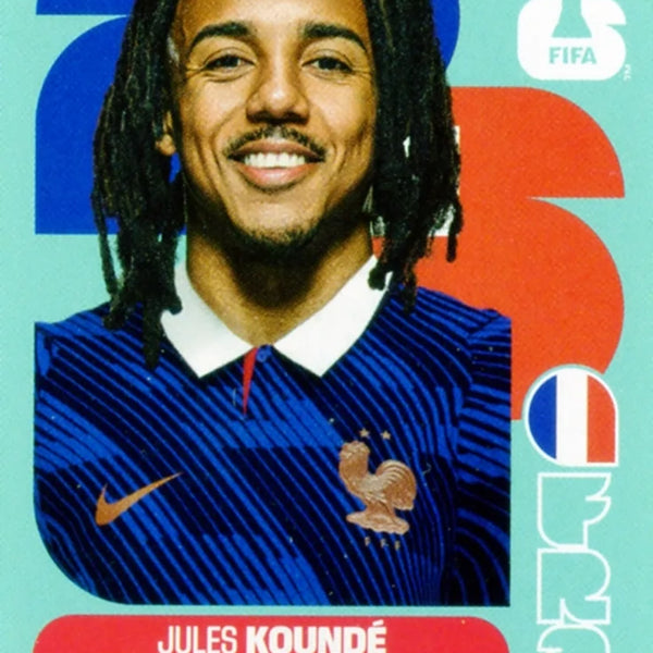 Football Trading Card-Jules Kounde-France-Panini Fifa World Cup