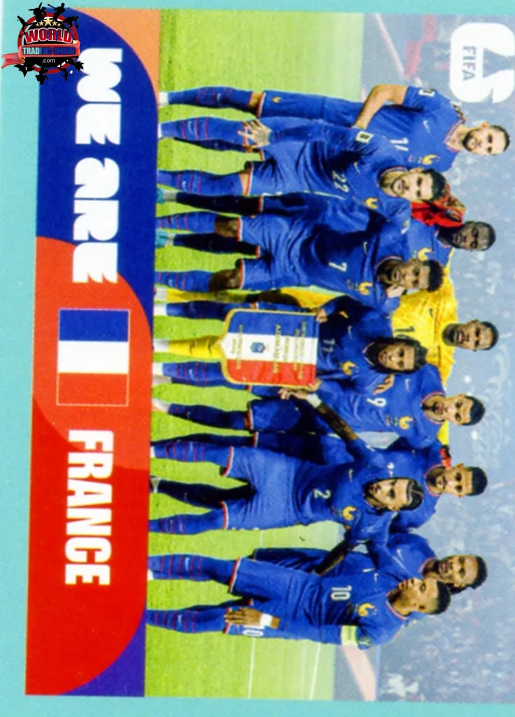 #FRA013 | Panini | Fifa World Cup Stickers | 2026 | Team Photo | France | Base