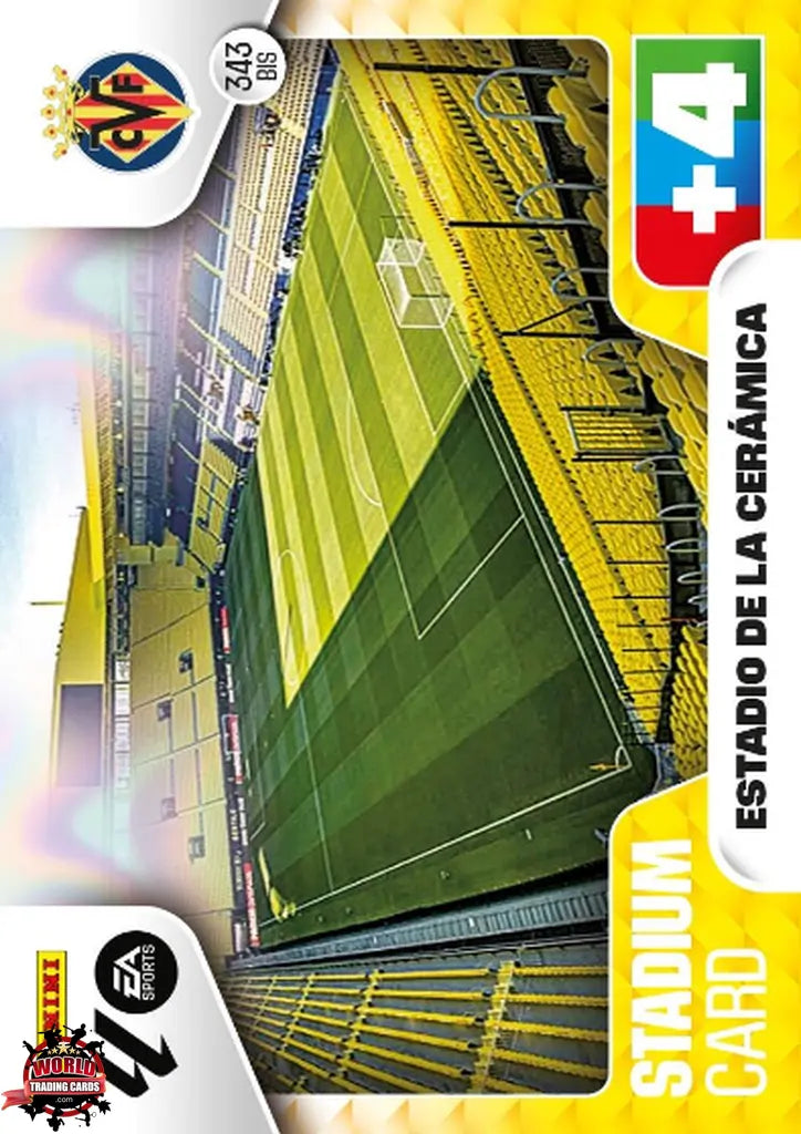 #343 Bis | Adrenalyn XL | La Liga | 2025-2026 | Estadio de la Cerámica | Villarreal CF | Basico