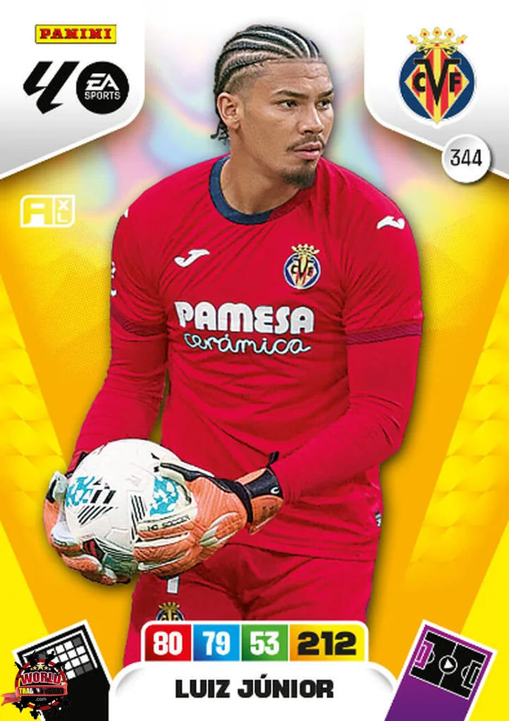 #344 | Adrenalyn XL | La Liga | 2025-2026 | Luiz Junior | Villarreal CF | Basico
