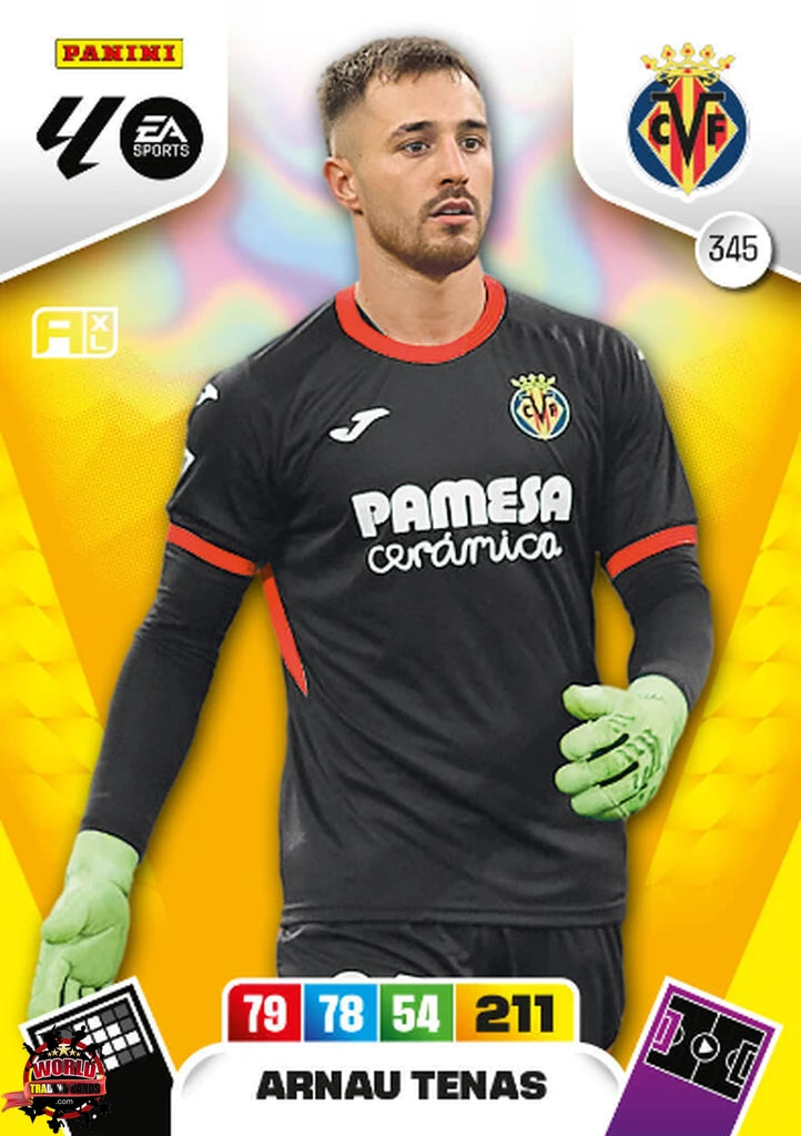 #345 | Adrenalyn XL | La Liga | 2025-2026 | Arnau Tenas | Villarreal CF | Basico