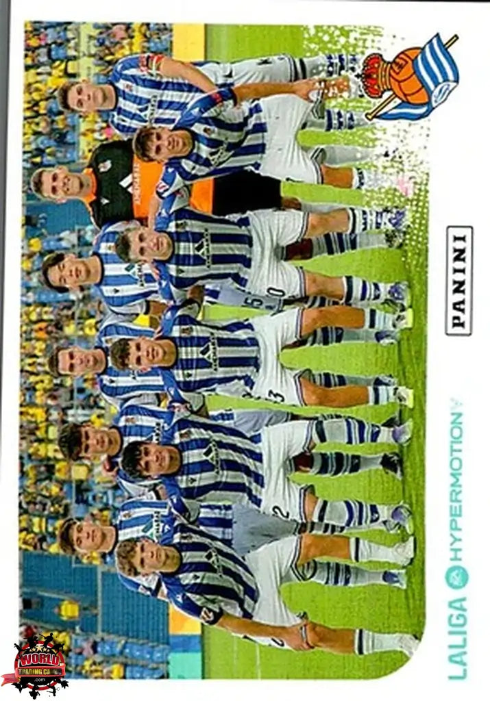 Cromo Trading Card Fútbol-Equipo-Real Sociedad B-Panini La Liga HypermotionV 2025-2026-345-Basico