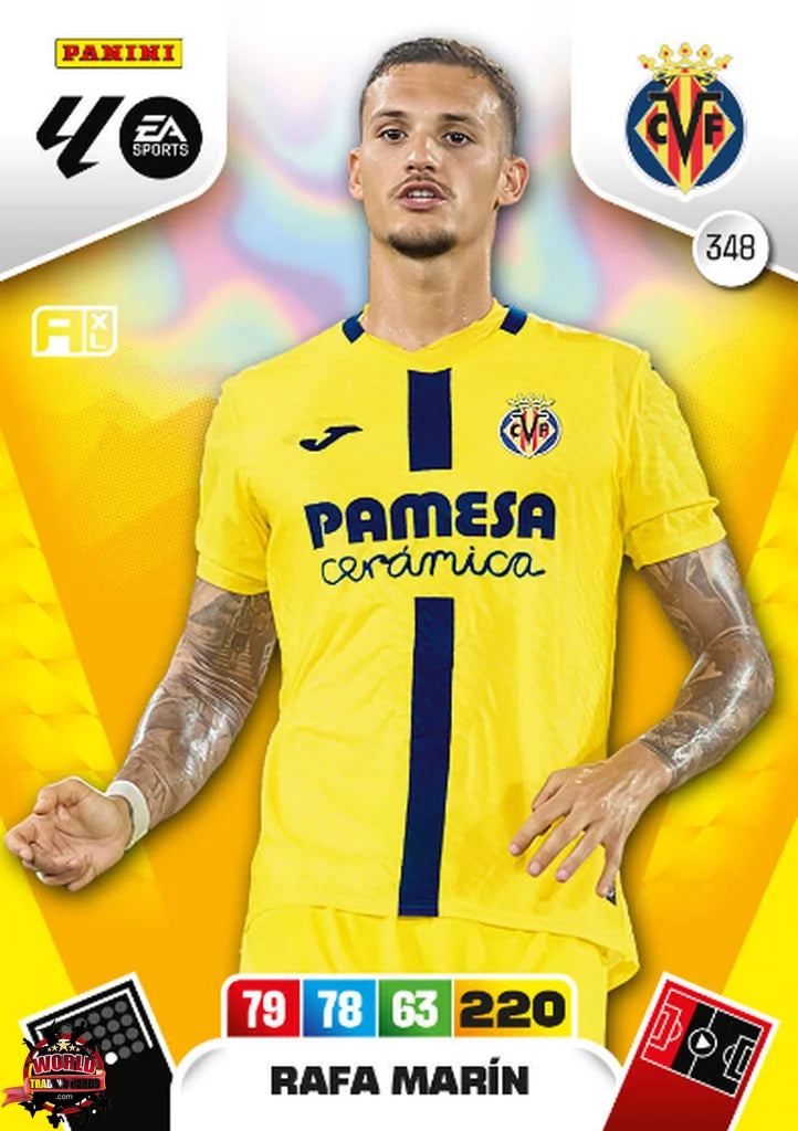 #348 | Adrenalyn XL | La Liga | 2025-2026 | Rafa Marín | Villarreal CF | Basico