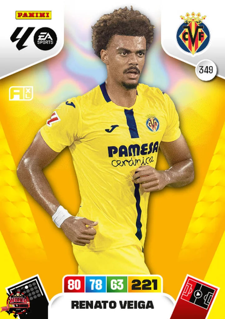 #349 | Adrenalyn XL | La Liga | 2025-2026 | Renato Veiga | Villarreal CF | Basico