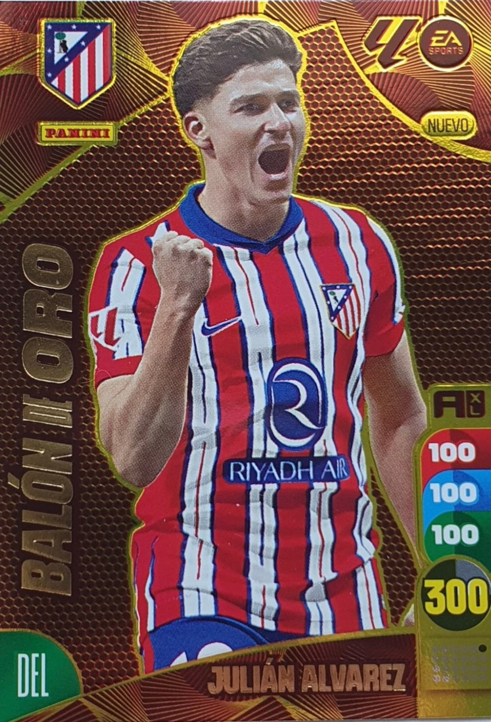 Panini Adrenalyn XL La Liga 2024/2025 - Julián Álvarez - Balón de Oro - Nuevo
