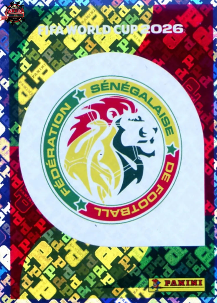 #SEN001 | Panini | Fifa World Cup Stickers | 2026 | Emblem | Senegal | Foil - International version