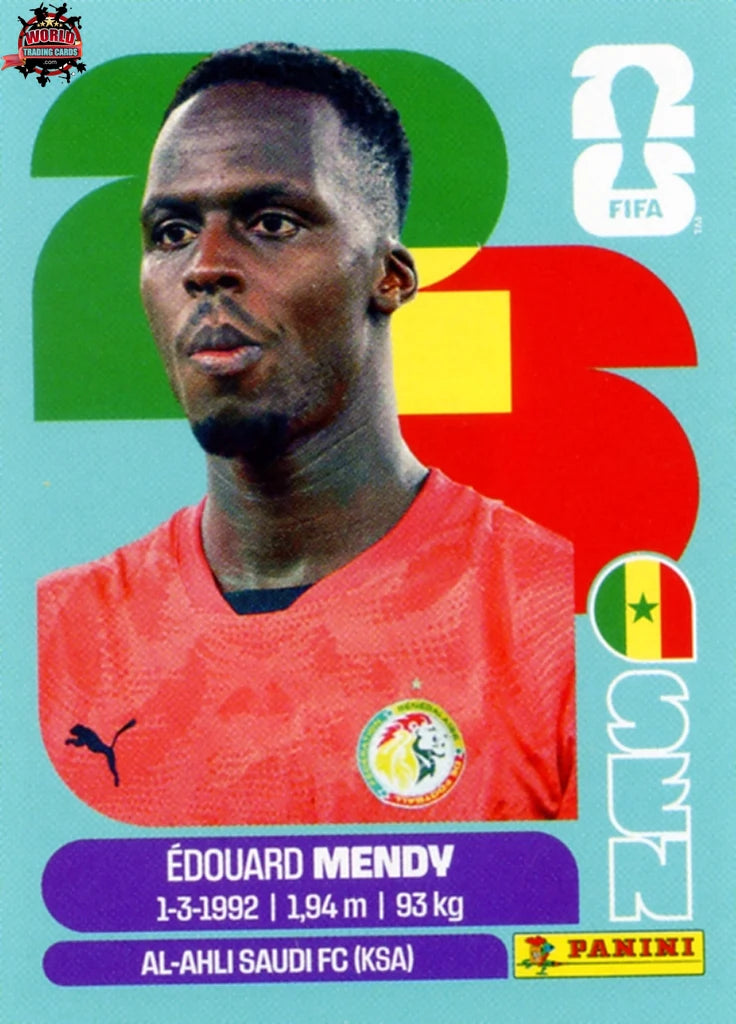 #SEN002 | Panini | Fifa World Cup Stickers | 2026 | Eduardo Mendy | Senegal | Base - International version