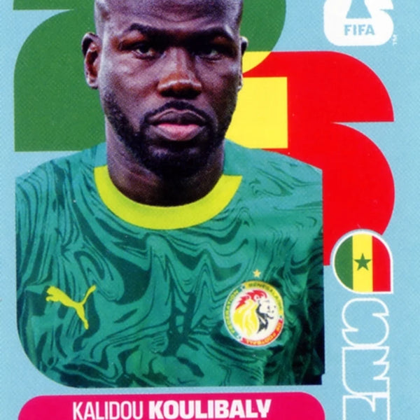 Soccer Trading Card-Kalidou Koulibaly-Senegal-Panini Fifa World