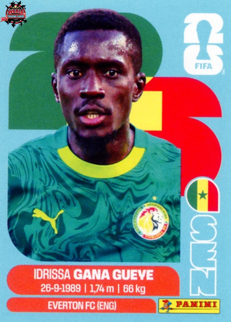 #SEN009 | Panini | Fifa World Cup Stickers | 2026 | Idrissa Gana Gueye | Senegal | Base - International version