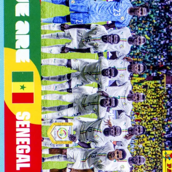 Cromo Trading Card Fútbol-Team Photo-Senegal-Panini Fifa World Cup