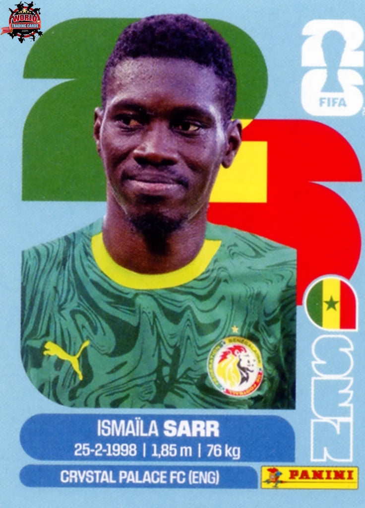 #SEN016 | Panini | Fifa World Cup Stickers | 2026 | Ismaïla Sarr | Senegal | Base - International version