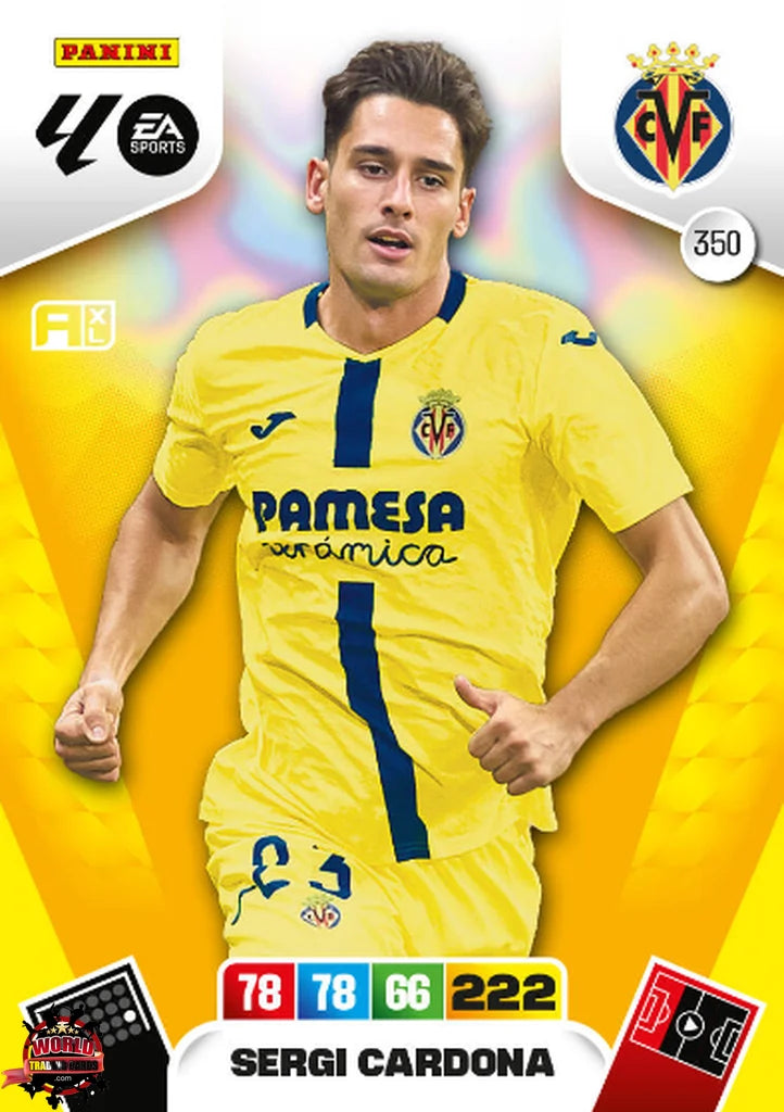 #350 | Adrenalyn XL | La Liga | 2025-2026 | Sergi Cardona | Villarreal CF | Basico