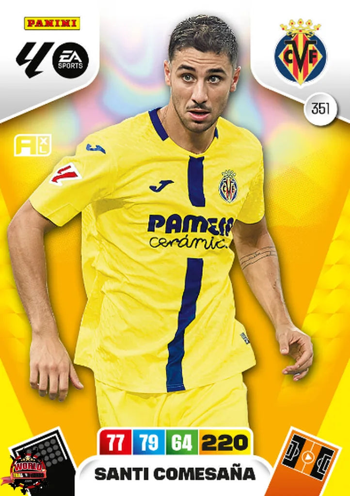 #351 | Adrenalyn XL | La Liga | 2025-2026 | Santi Comesaña | Villarreal CF | Basico