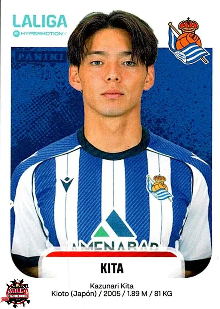 Cromo Trading Card Fútbol-Kita-Real Sociedad B-Panini La Liga HypermotionV 2025-2026-351-Basico