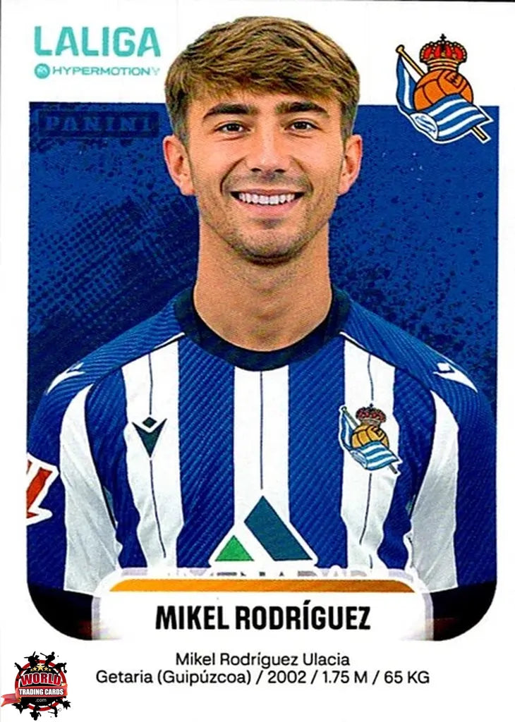 Cromo Trading Card Fútbol-Mikel Rodríguez-Real Sociedad B-Panini La Liga HypermotionV 2025-2026-354-Basico