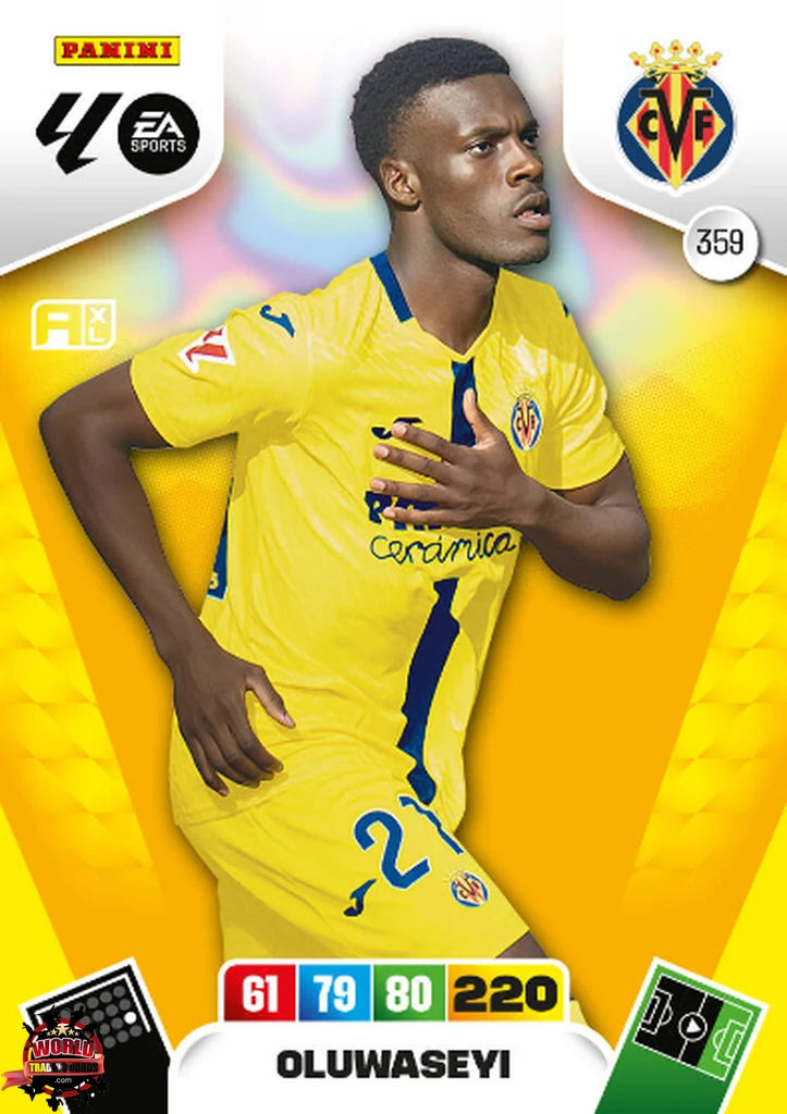 #359 | Adrenalyn XL | La Liga | 2025-2026 | Oluwaseyi | Villarreal CF | Basico
