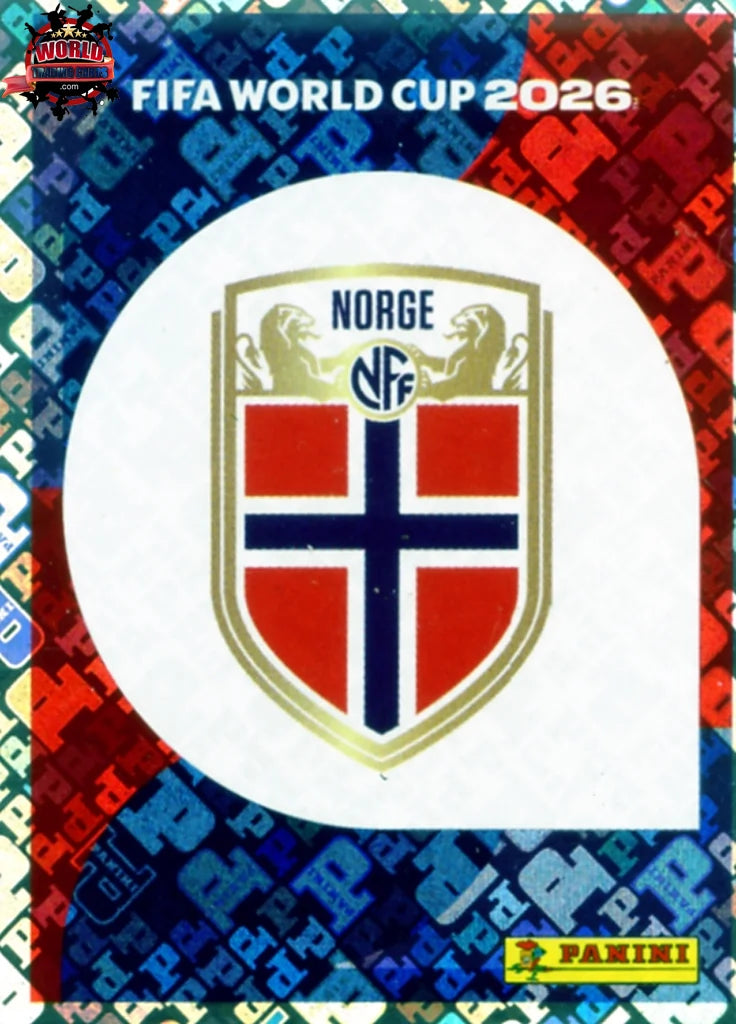#NOR001 | Panini | Fifa World Cup Stickers | 2026 | Emblem | Norway | Foil - International version