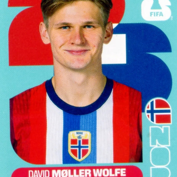 Soccer Trading Card-David Møller Wolfe-Norway-Panini Fifa World