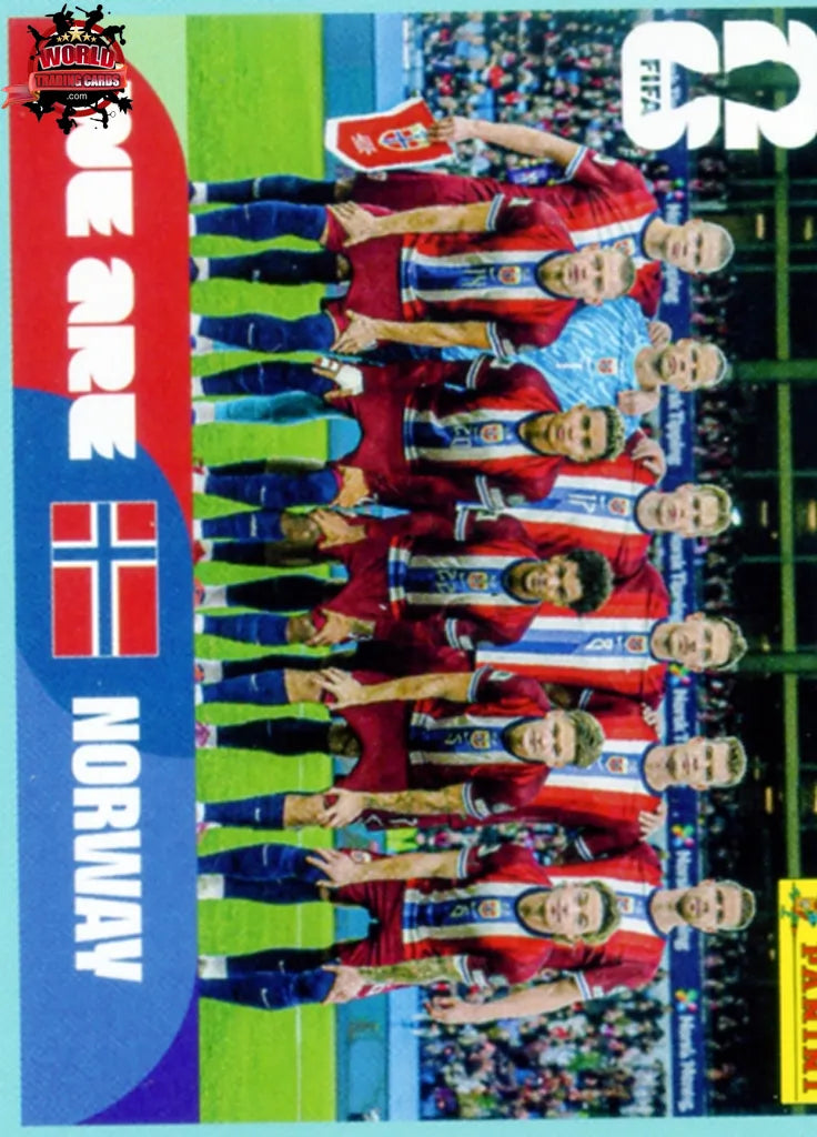 #NOR013 | Panini | Fifa World Cup Stickers | 2026 | Team Photo | Norway | Base