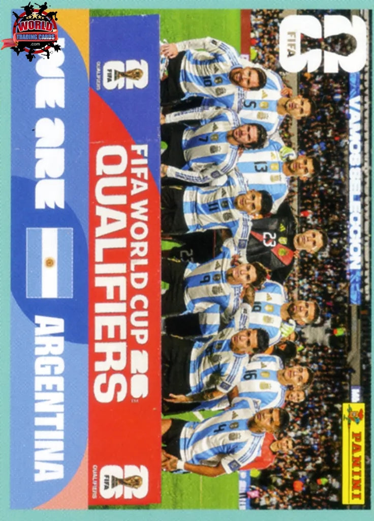 #ARG013 | Panini | Fifa World Cup Stickers | 2026 | Team Photo | Argentina | Base