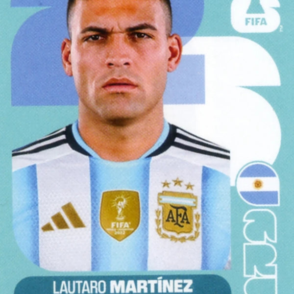Soccer Trading Card-Lautaro Martinez-Argentina-Panini Fifa World