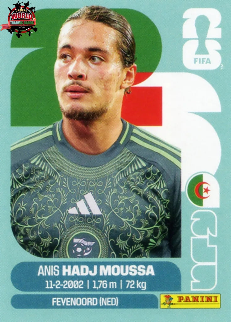 #ALG017 | Panini | Fifa World Cup Stickers | 2026 | Anis Hadj Moussa | Algeria | Base