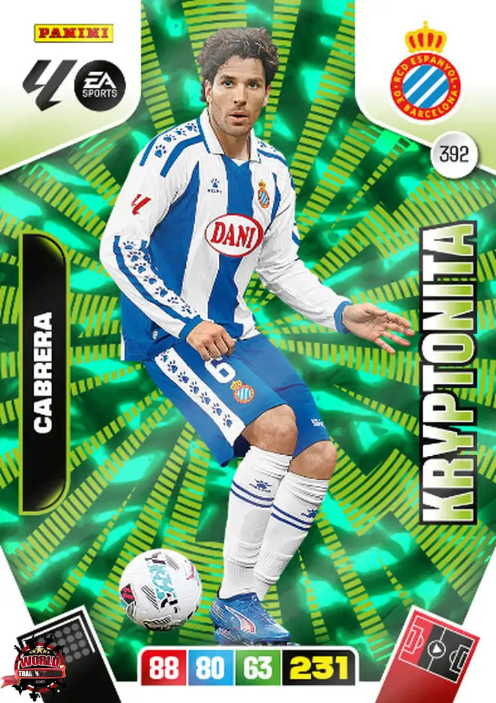 #392 | Adrenalyn XL | La Liga | 2025-2026 | Cabrera | RCD Espanyol | Kryptonita