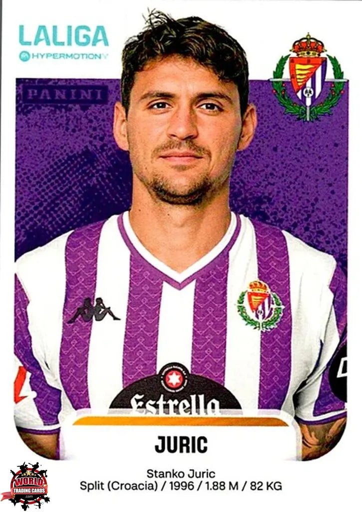Cromo Trading Card Fútbol-Juric-Real Valladolid CF-Panini La Liga HypermotionV 2025-2026-392-Basico