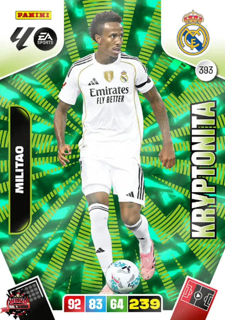 #393 | Adrenalyn XL | La Liga | 2025-2026 | Militao | Real Madrid | Kryptonita