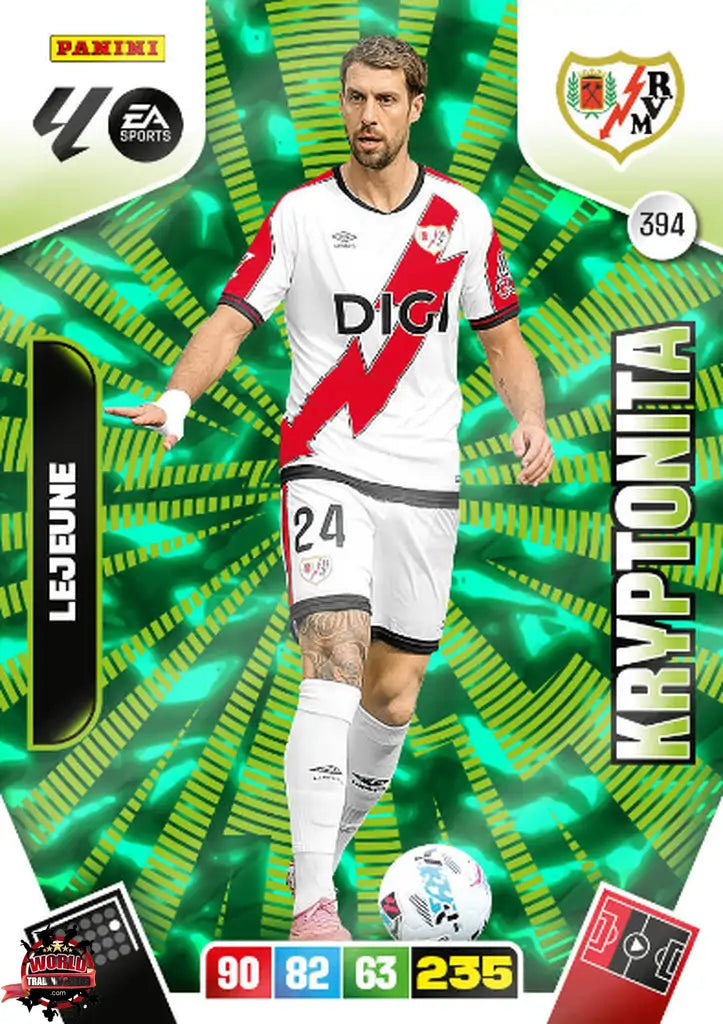 #394 | Adrenalyn XL | La Liga | 2025-2026 | Lejeune | Rayo Vallecano | Kryptonita