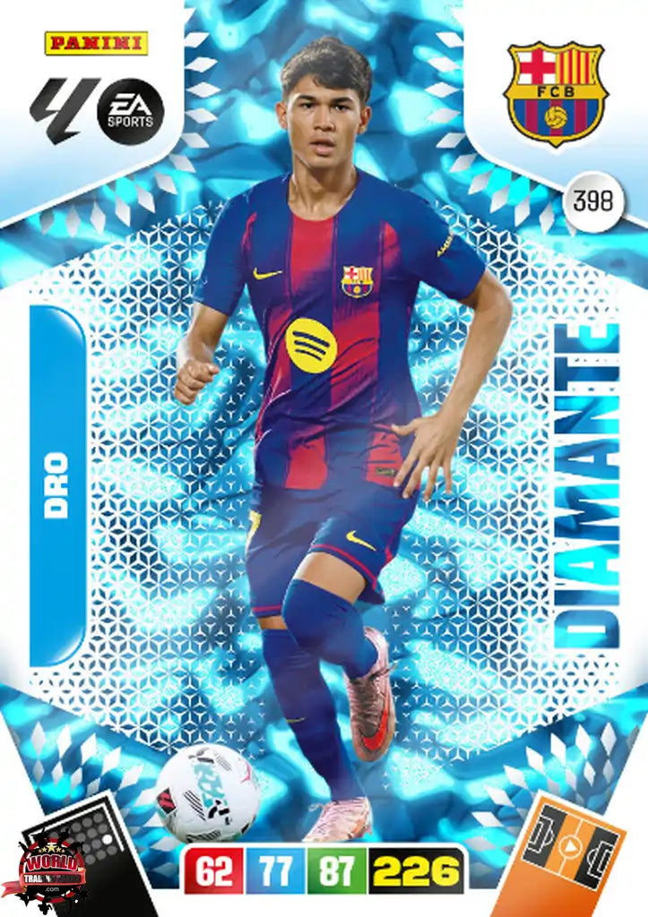 #398 | Adrenalyn XL | La Liga | 2025-2026 | Dro | FC Barcelona | Diamante