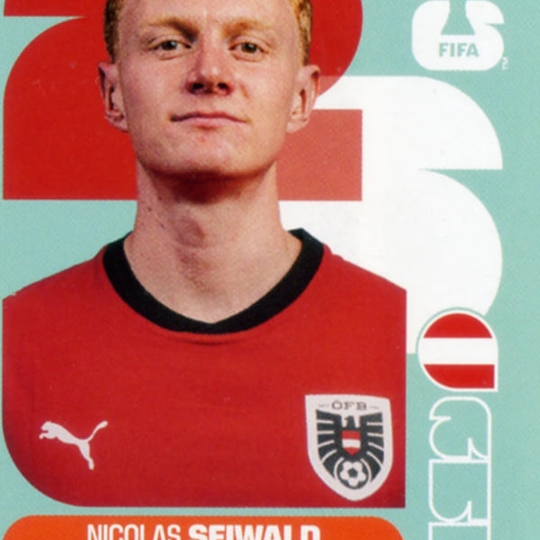 Soccer Trading Card-Nicolas Seiwald-Austria-Panini Fifa World Cup