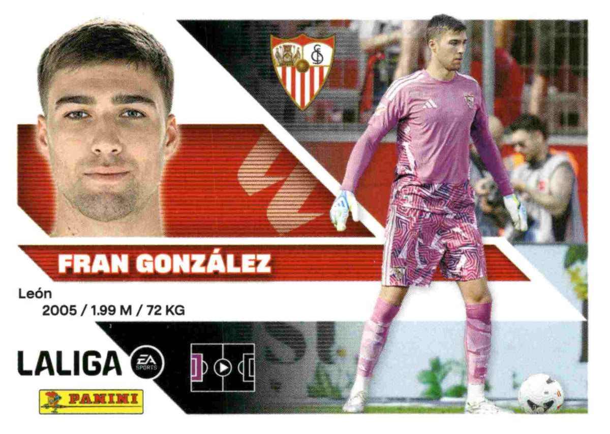 Panini | Liga Este | 2026-2027 | Sevilla FC | Basico | #04 | Fran Gonzalez | 3ª Edición
