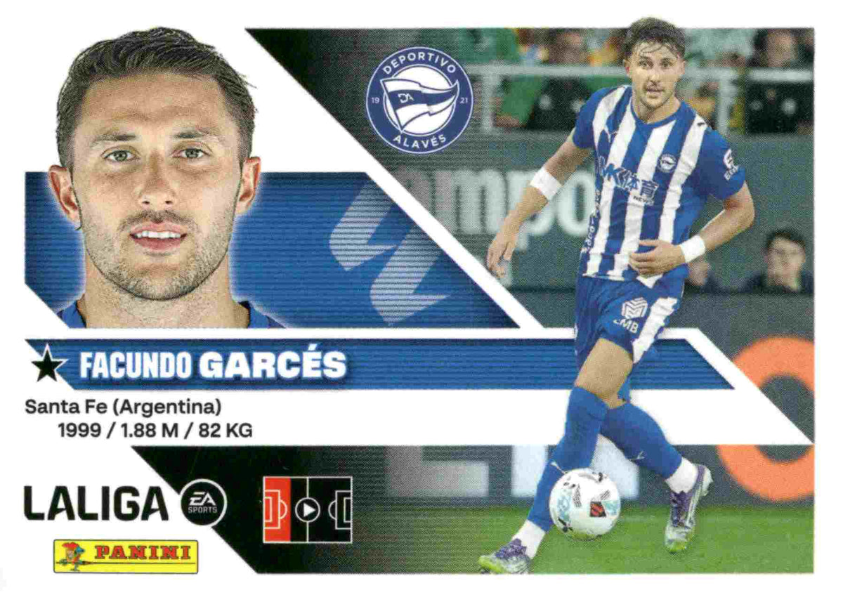 Panini | Liga Este | 2026-2027 | Deportivo Alavés | Basico | #08 Bis | Garces | 3ª Edición