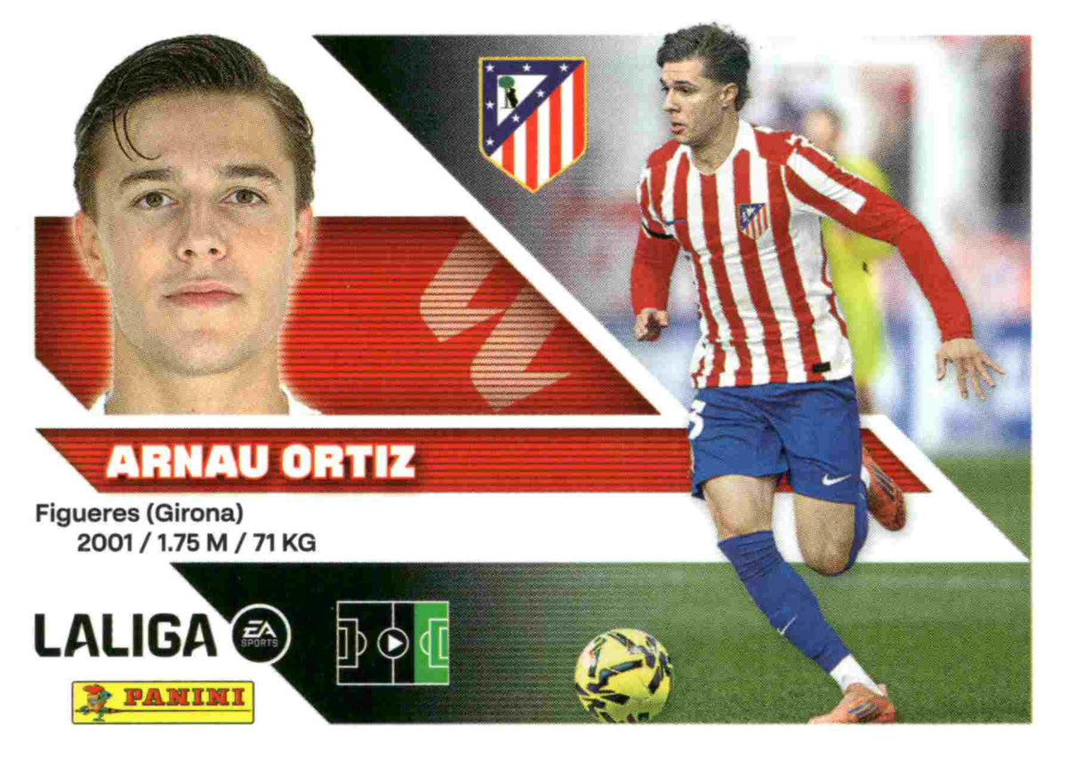 Panini | Liga Este | 2026-2027 | Atlético de Madrid | Basico | #16 Bis | Arnau Ortiz | 3ª Edición