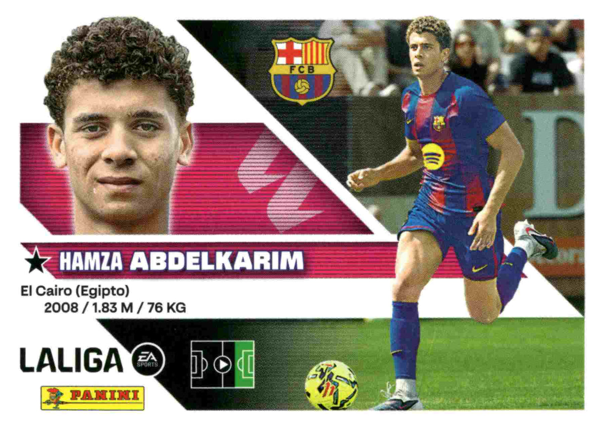 Panini | Liga Este | 2026-2027 | FC Barcelona | Basico | #18 Bis | Abdelkarim | Rookie | 3ª Edición