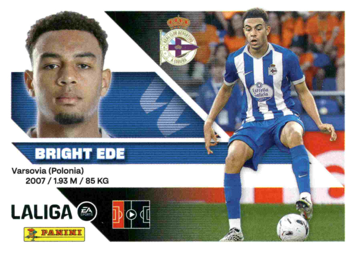 Panini | Liga Este | 2026-2027 | Deportivo La Coruña | Basico | #08 Bis | Bright Ede | 3ª Edición