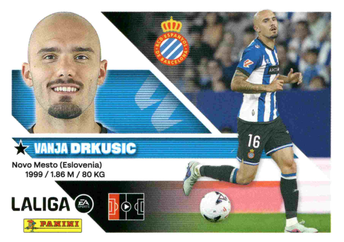Panini | Liga Este | 2026-2027 | RCD Espanyol | Basico | #06 Bis | Drkusic | 3ª Edición