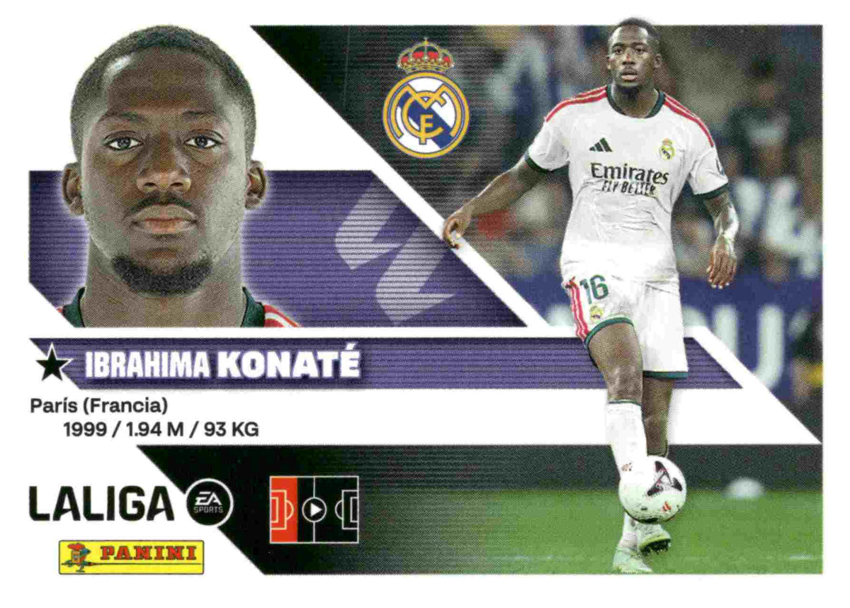 Panini | Liga Este | 2026-2027 | Real Madrid CF | Basico | #07 Bis | Konate | 3ª Edición