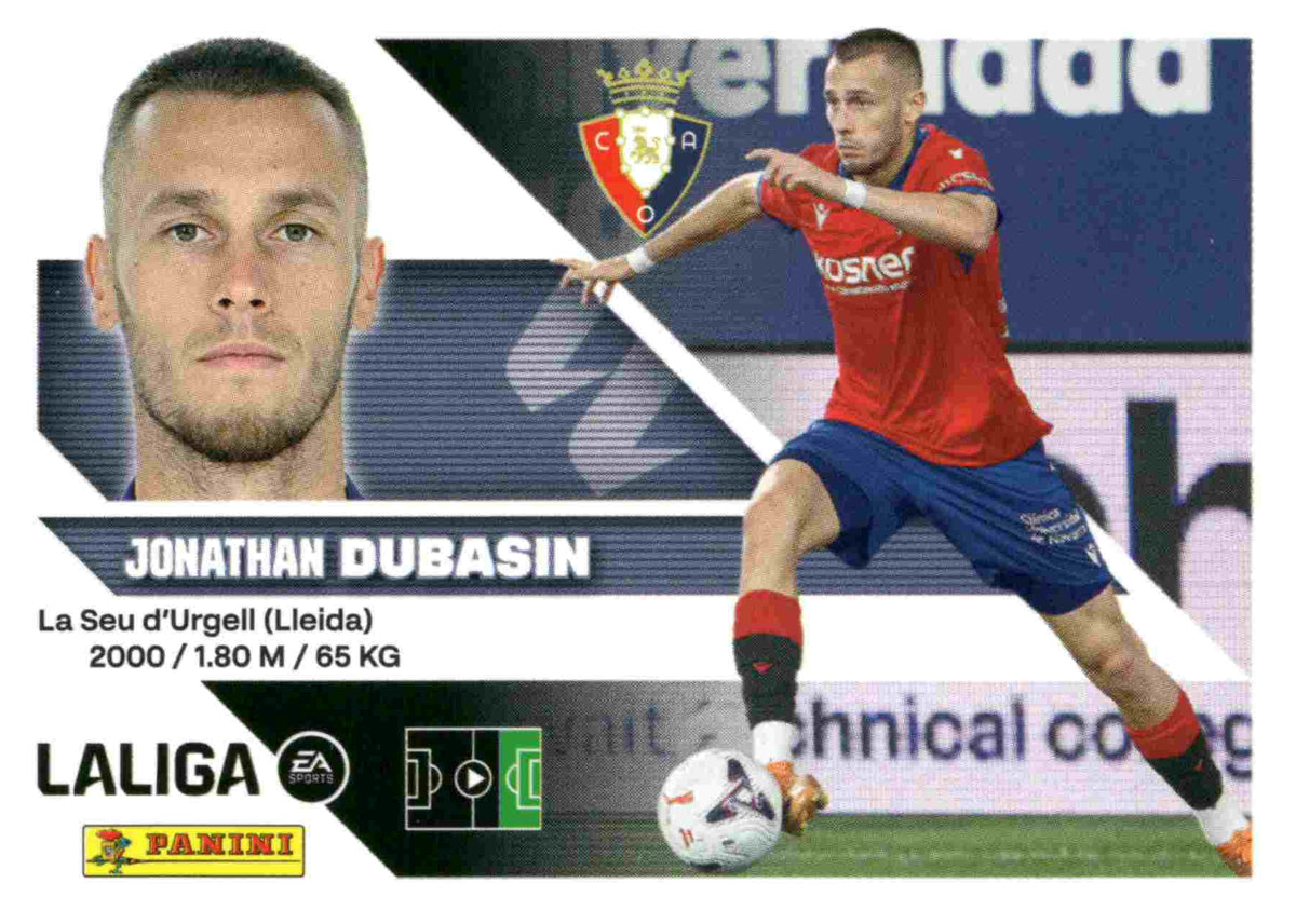 Panini | Liga Este | 2026-2027 | Osasuna | Basico | #16 Bis | Dubasin | 3ª Edición