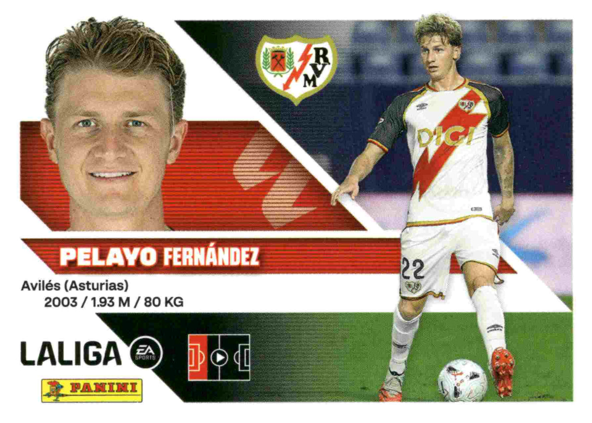 Panini | Liga Este | 2026-2027 | Rayo Vallecano | Basico | #10 Bis | Pelayo | 3ª Edición