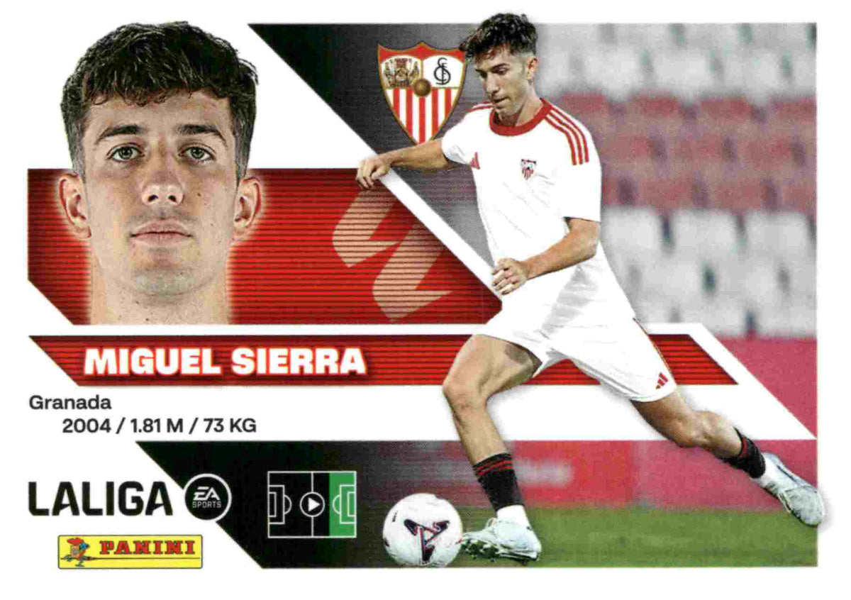 Panini | Liga Este | 2026-2027 | Sevilla CF | Basico | #19 Bis | Miguel Sierra | 3ª Edición