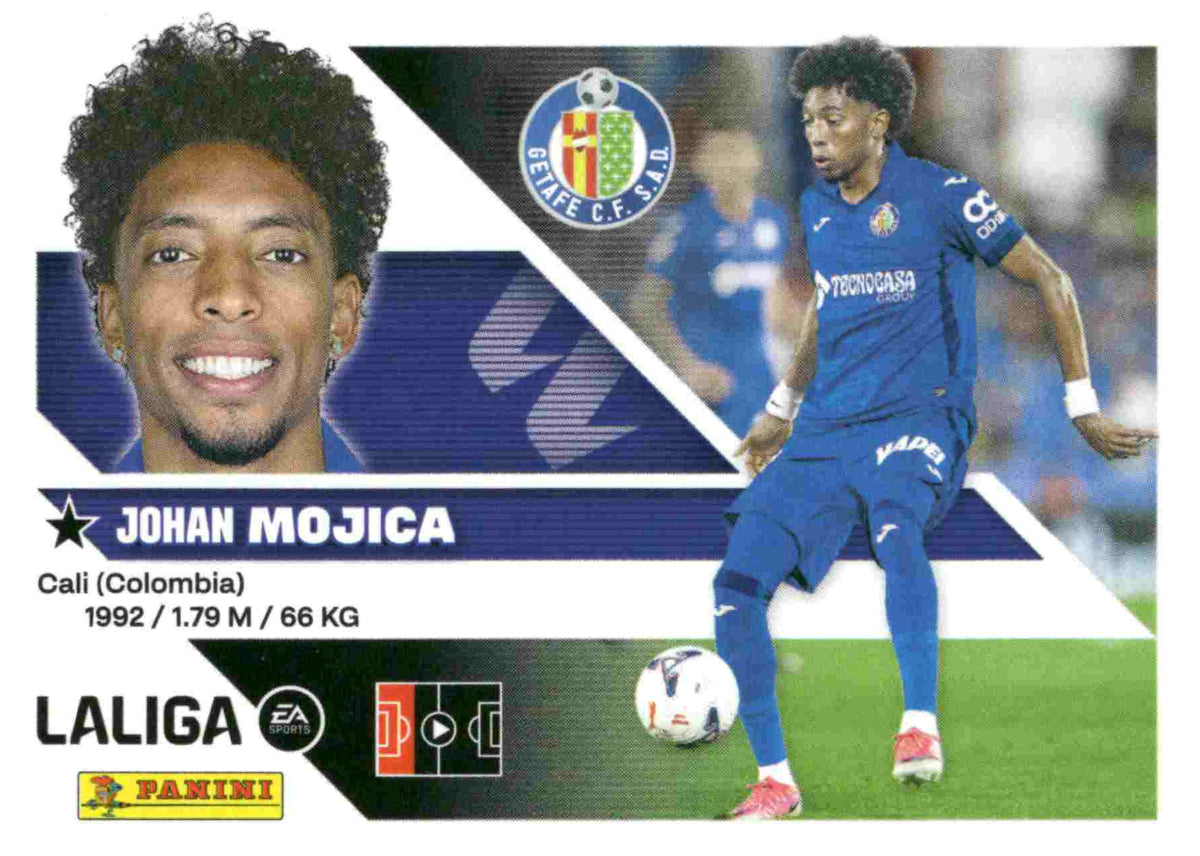 Panini | Liga Este | 2026-2027 | Getafe CF | Basico | #UF23 | Mojica | Últimos Fichajes | 3ª Edición