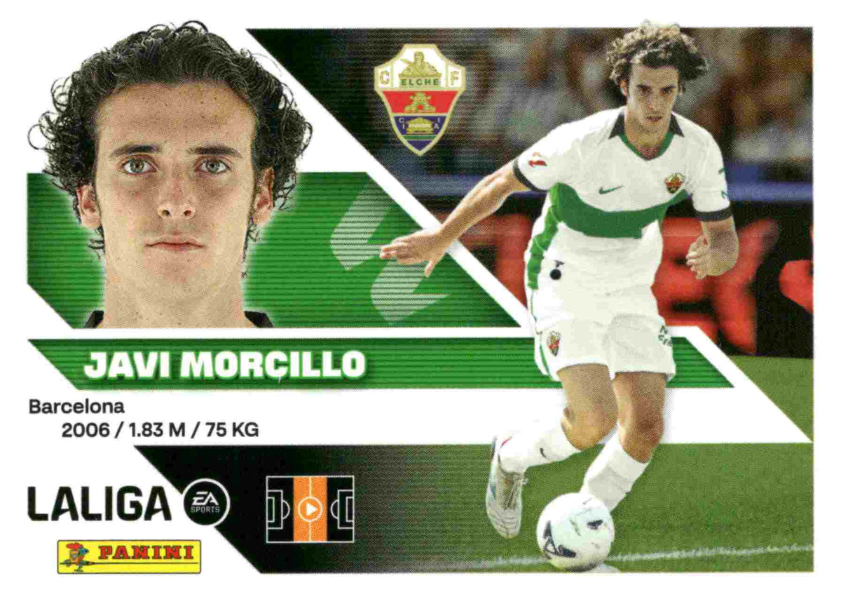 Panini | Liga Este | 2026-2027 | Elche CF | Basico | #UF26 | Javi Morcillo | Últimos Fichajes | 3ª Edición