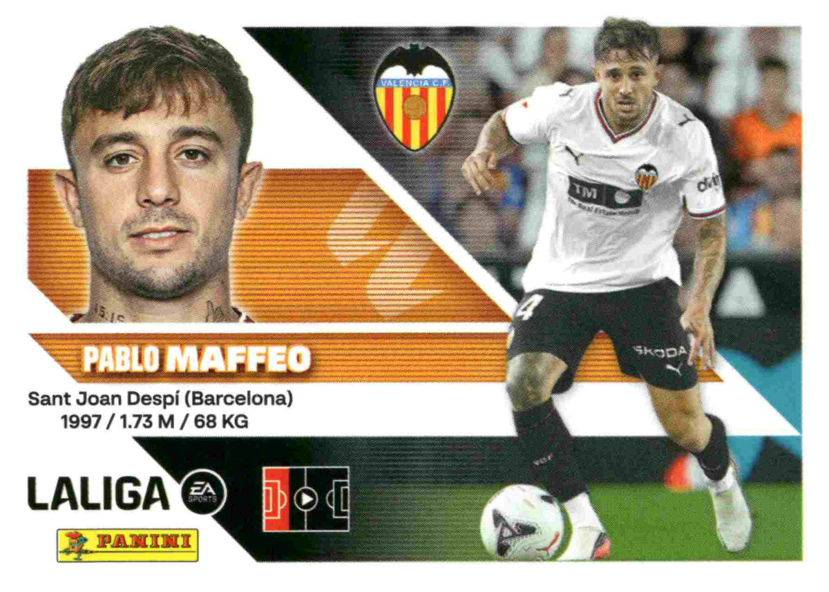 Panini | Liga Este | 2026-2027 | Valencia CF | Basico | #UF28 | Maffeo | Últimos Fichajes | 3ª Edición