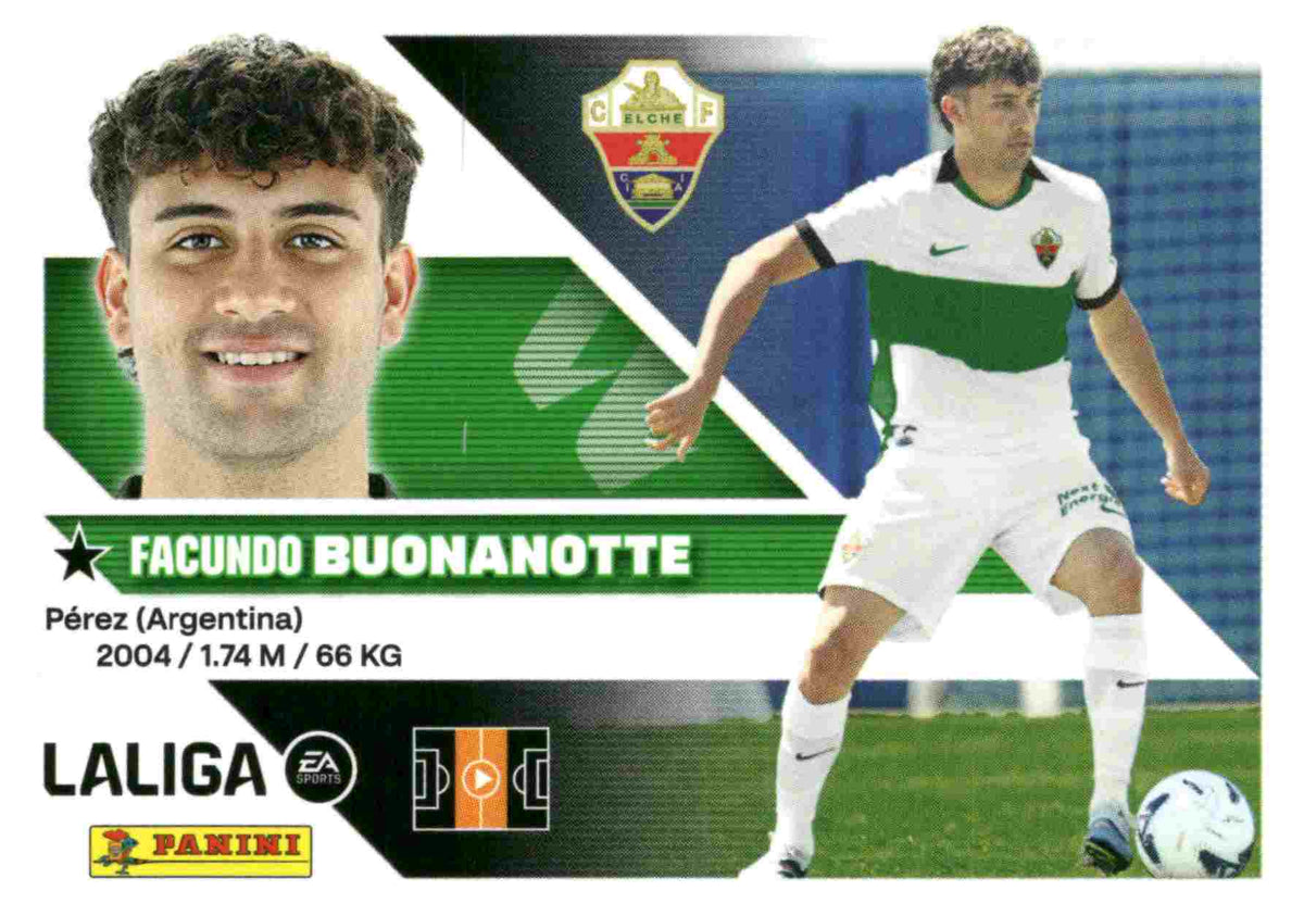 Panini | Liga Este | 2026-2027 | Elche CF | Basico | #UF32 | Buonanote | Últimos Fichajes | 3ª Edición