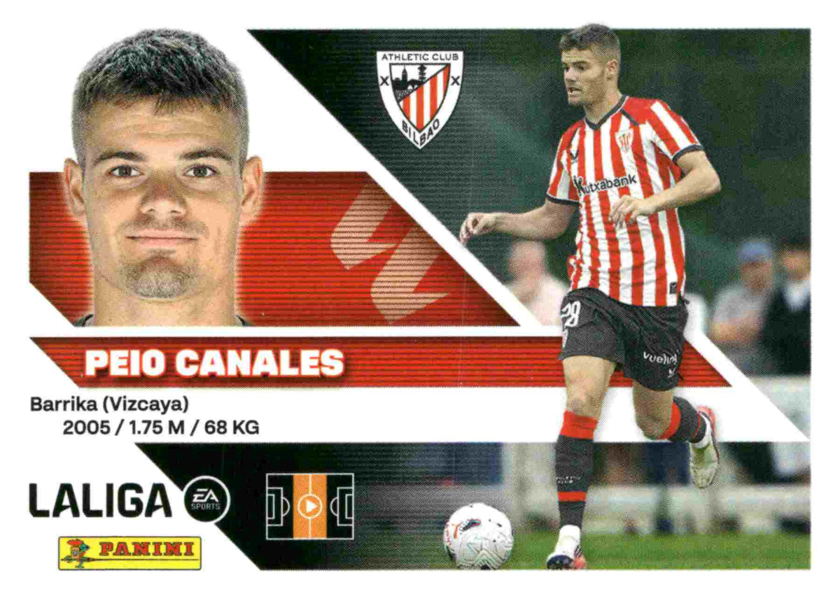 Panini | Liga Este | 2026-2027 | Athletic Club | Basico | #UF35 | Peio Canales | Últimos Fichajes | 3ª Edición